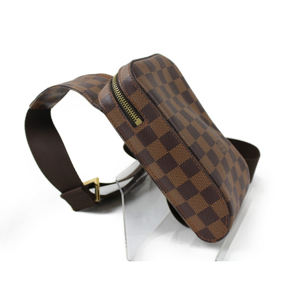 Louis Vuitton Bag Damier Pouch Waist Geronimos Body Brown - Picture 3 of 7